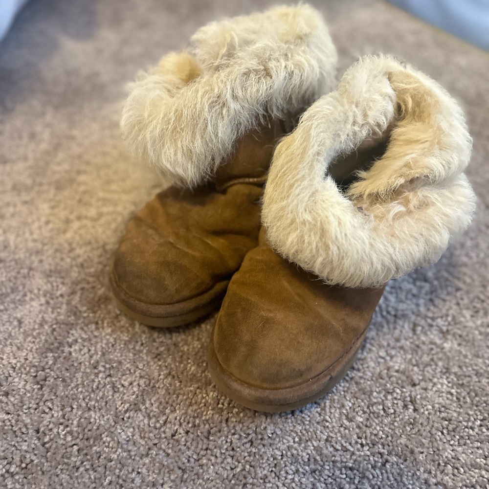 Cozy Brown Kids Boots